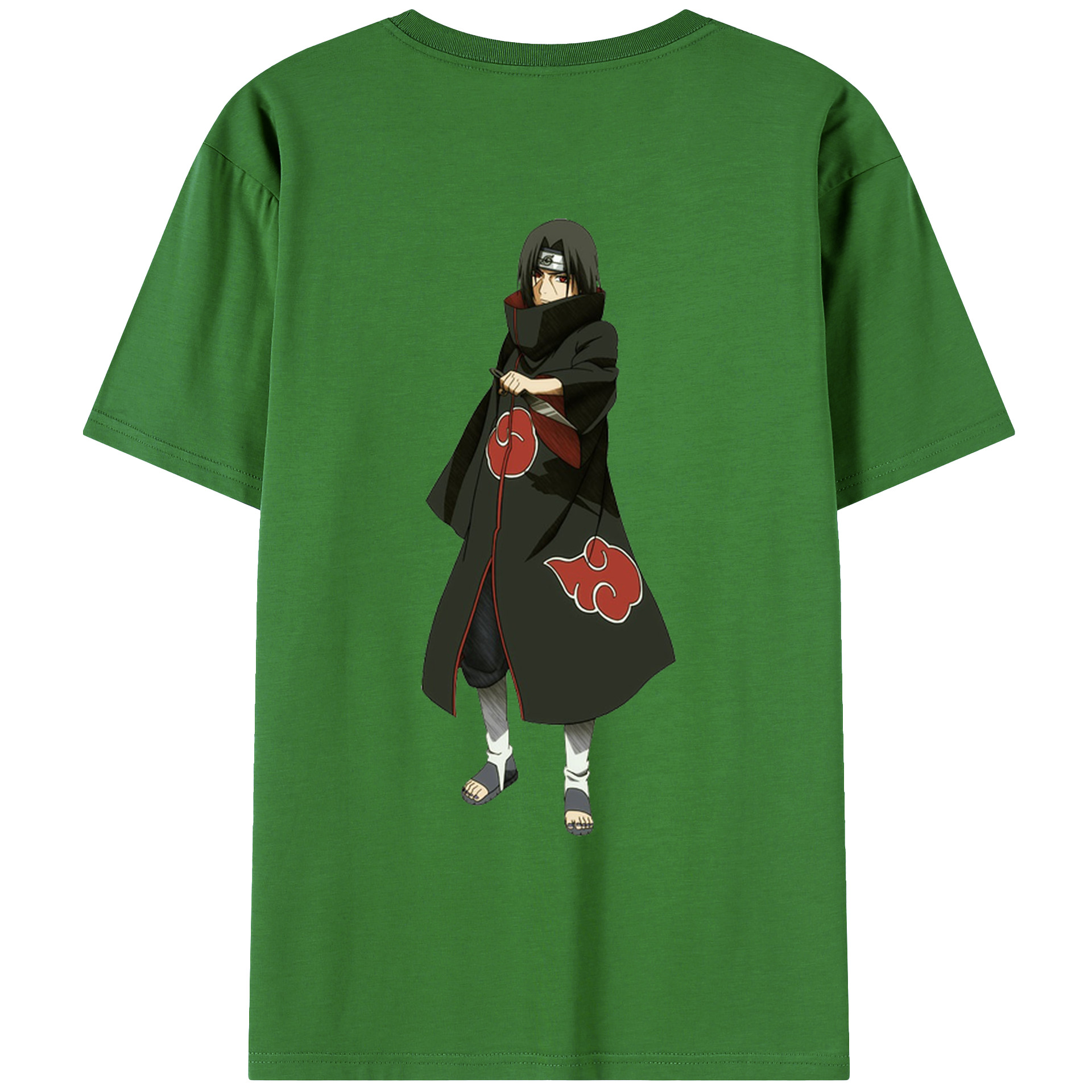 （画像用） NARUTO -ナルト- うちは イタチ Uchiha Itachi レディース半袖Tシャツ(バックプリント)